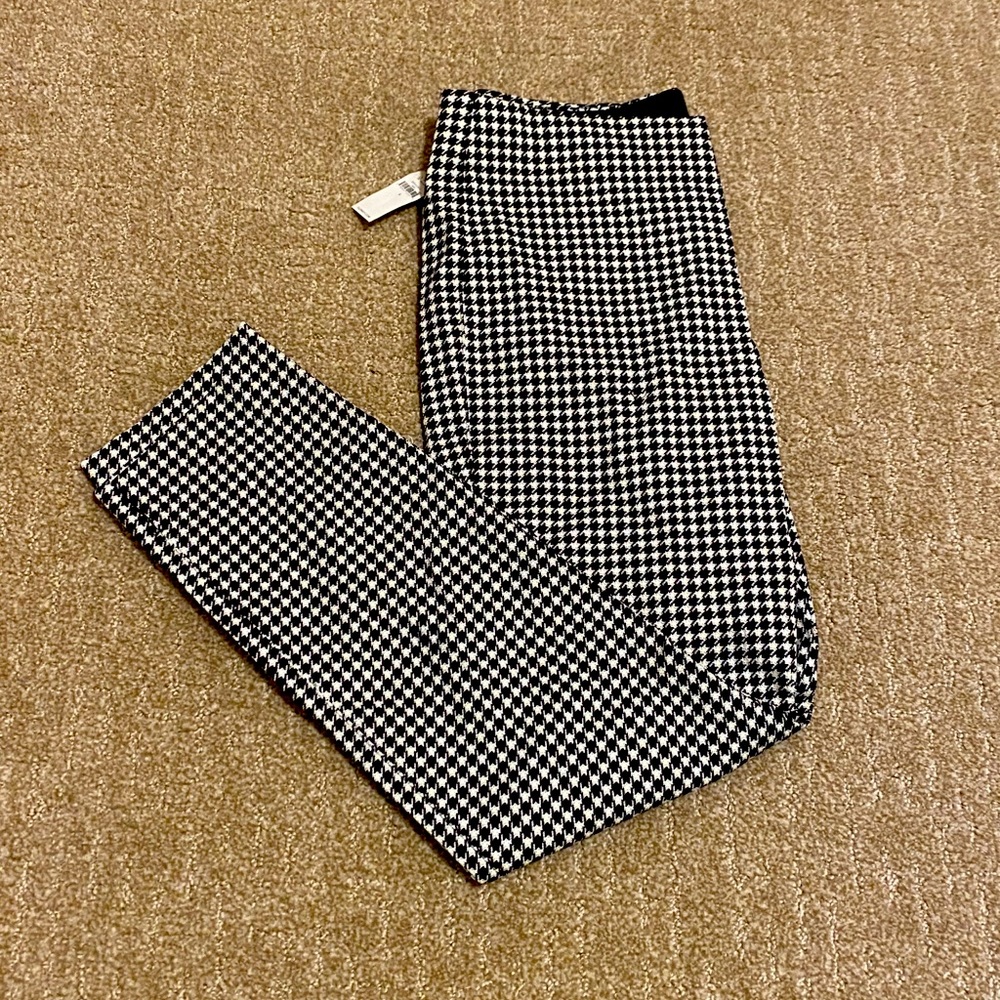 Black & White Houndstooth Pants
